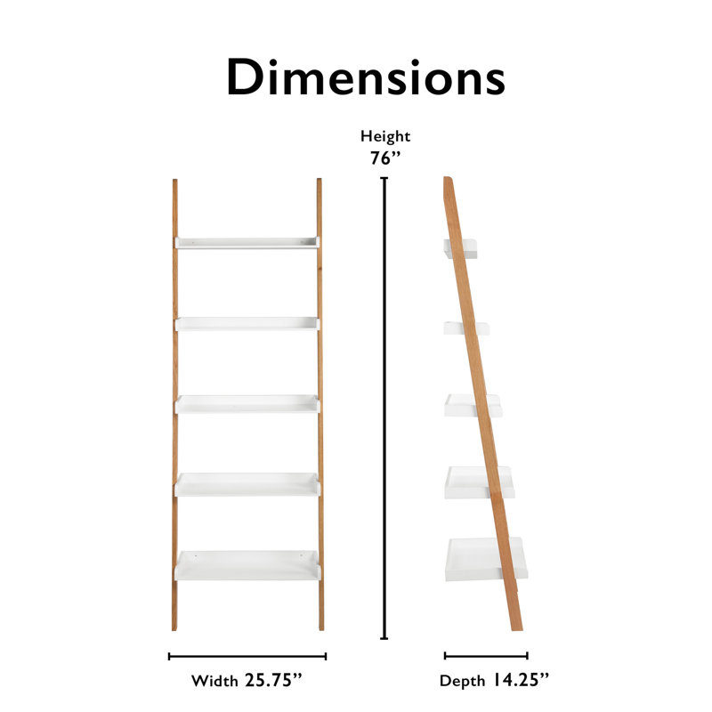 Universal Expert Modern Remus Ladder Bookshelf & Reviews Wayfair
